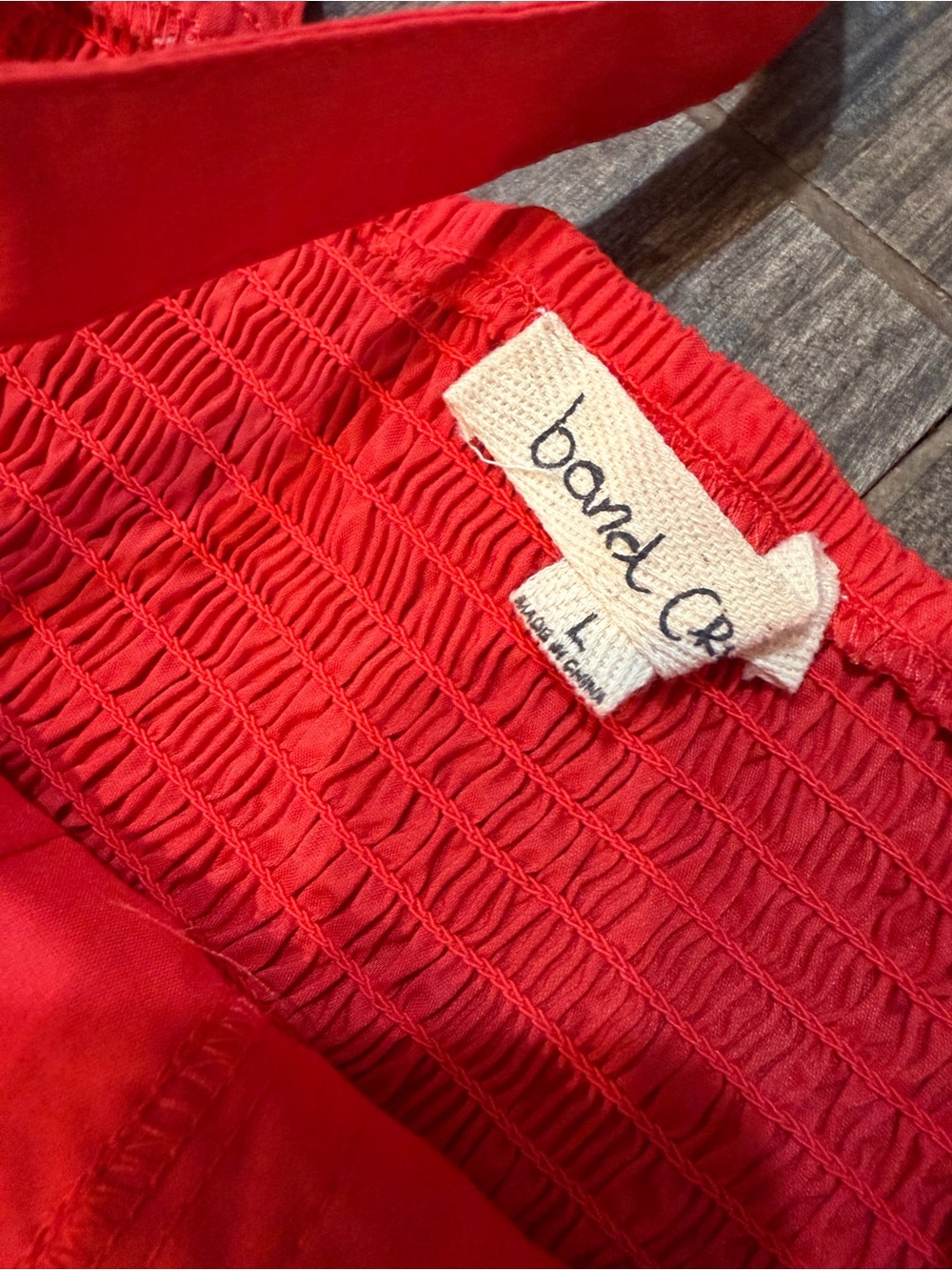 NWT Band Crush Red Cotton Corset Mini Dress - Picture 4 of 6